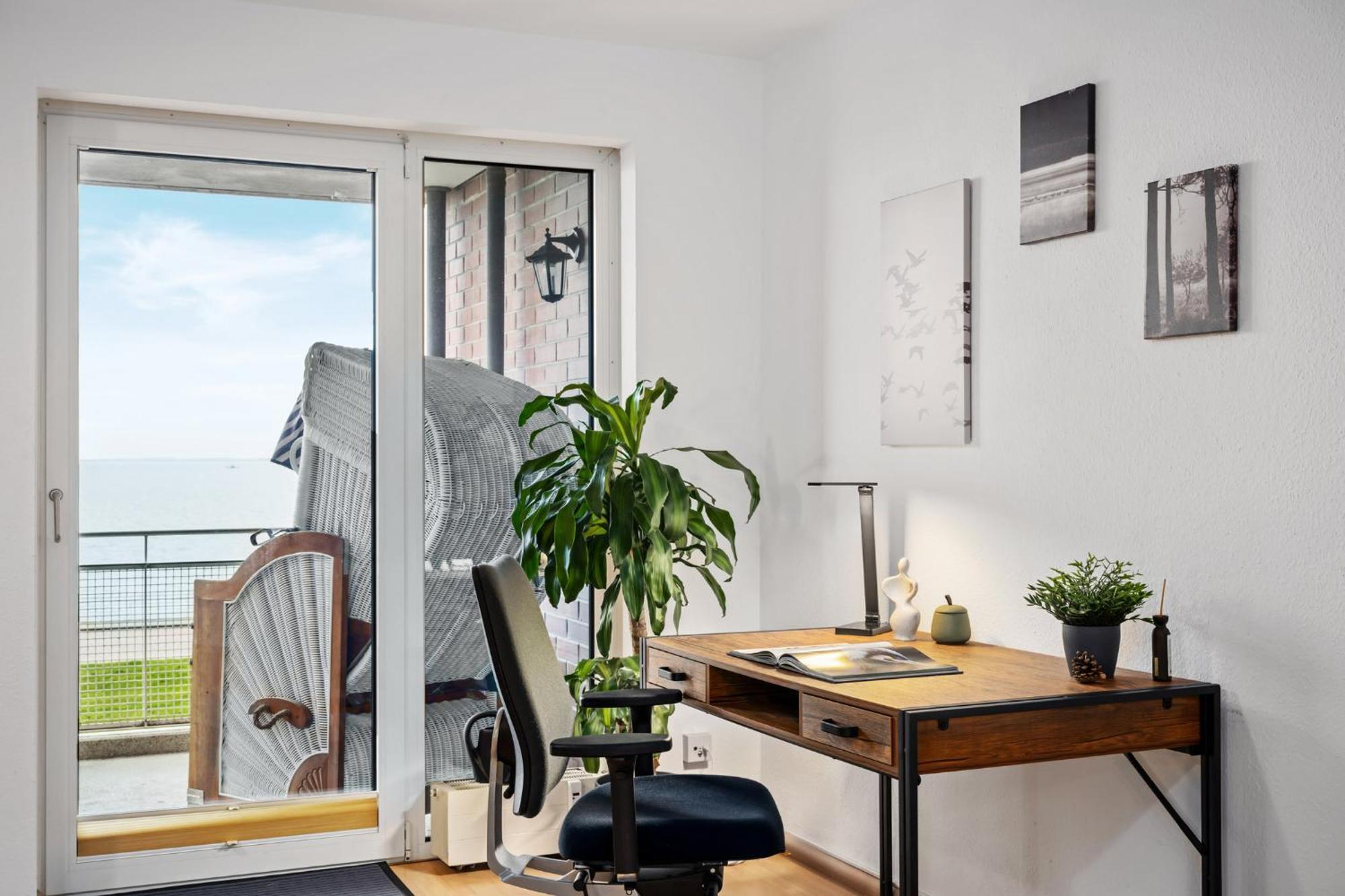 Strand-Apartment, Strandkorb, Meeresrauschen, Parkplatz فيلهلمسهافن المظهر الخارجي الصورة