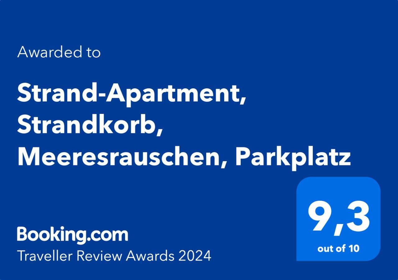 Strand-Apartment, Strandkorb, Meeresrauschen, Parkplatz فيلهلمسهافن المظهر الخارجي الصورة